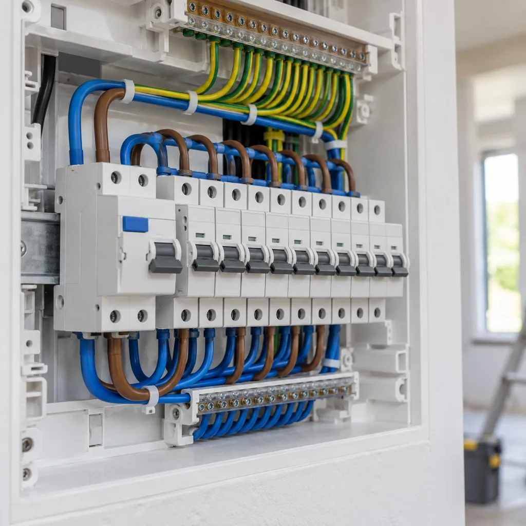 16 A single-pole and neutral circuit breaker, screw terminals