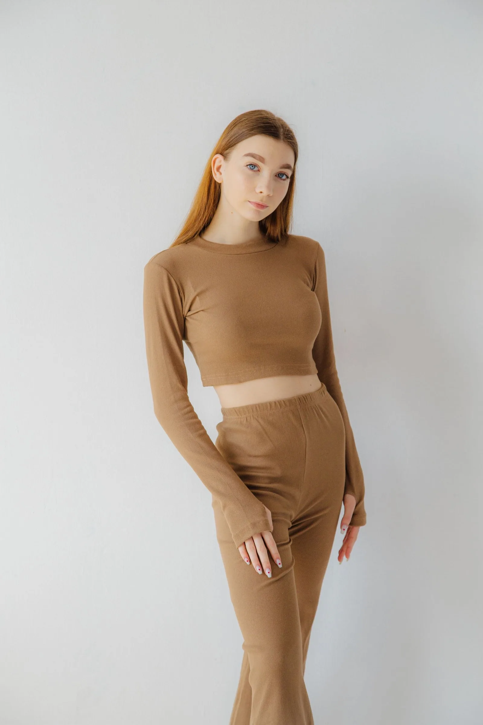cropped rib top