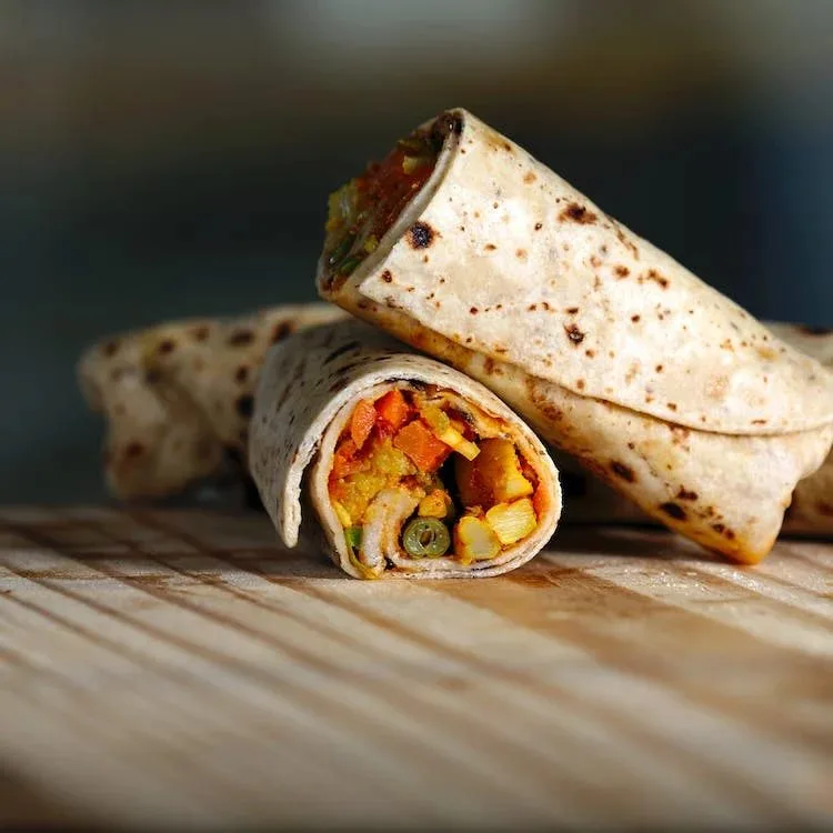 vegetable burrito