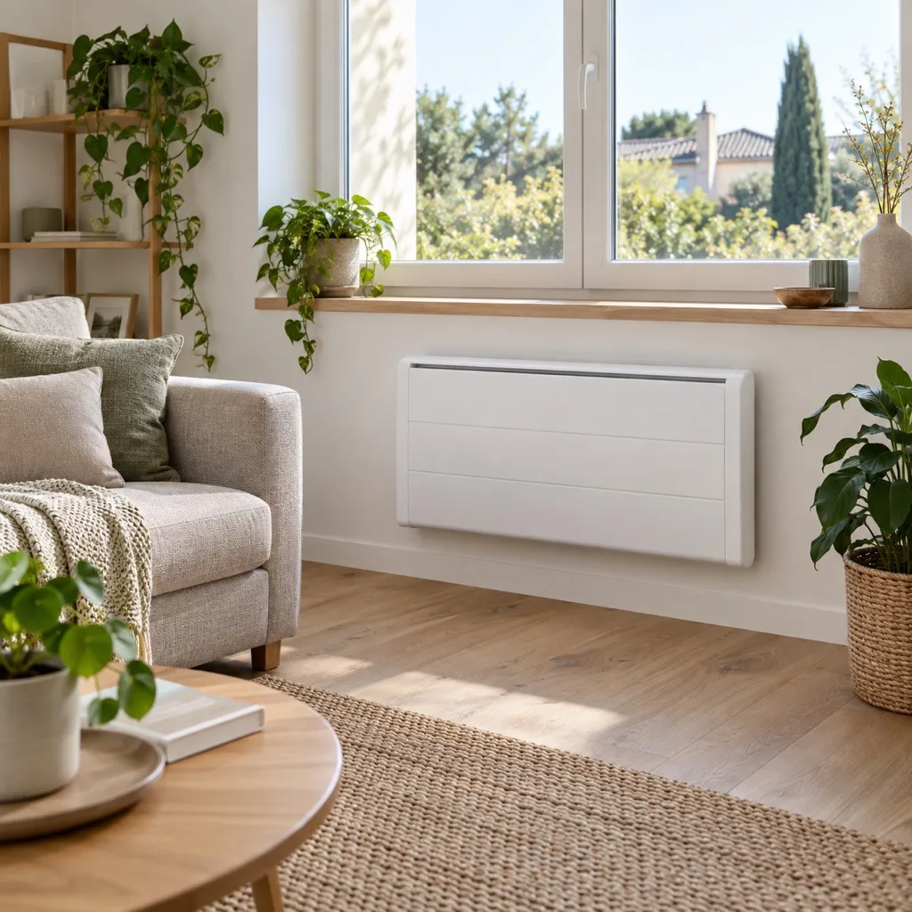 Ceramic storage radiator, 1500 W, white