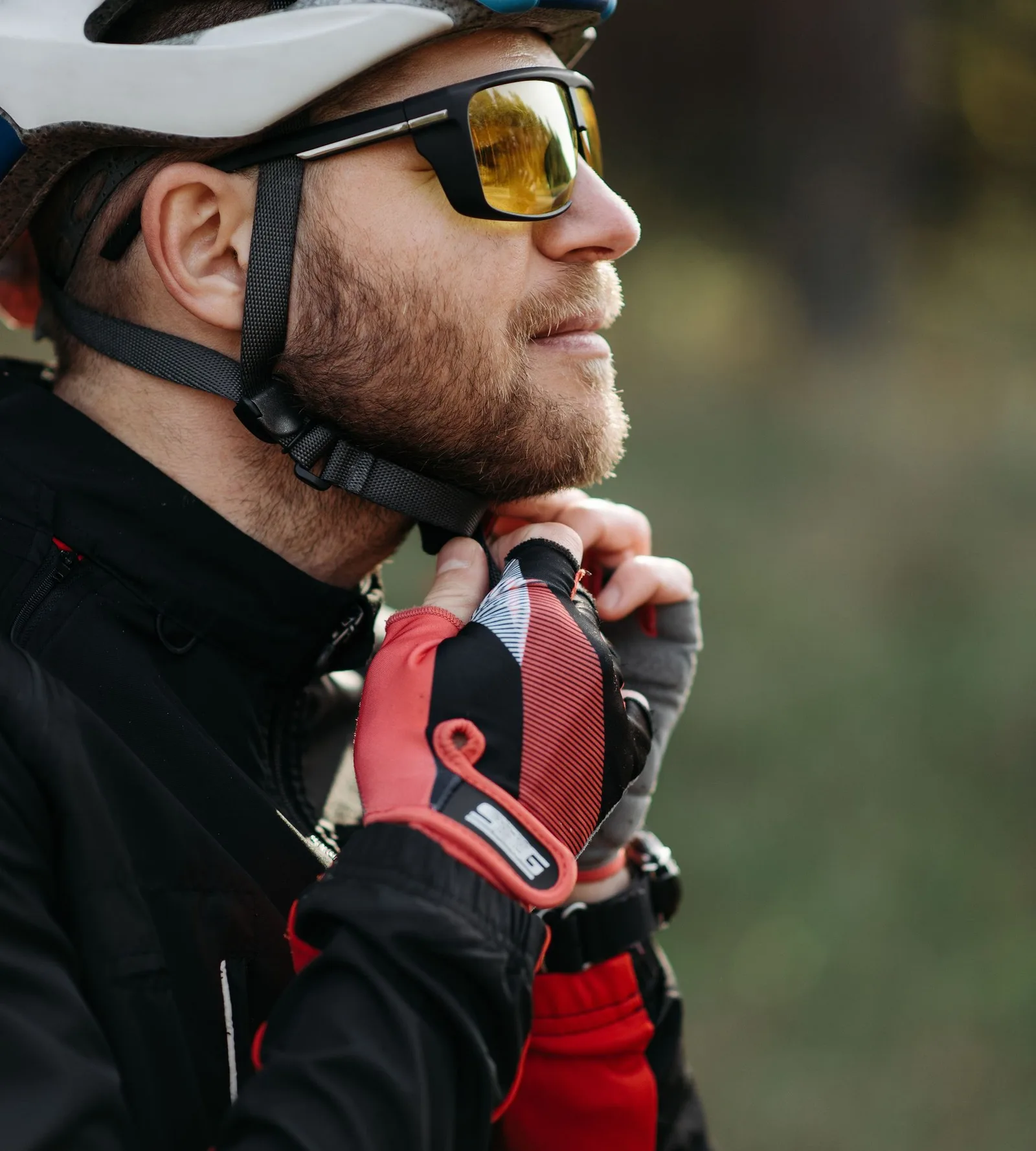 A rider with an e-bike