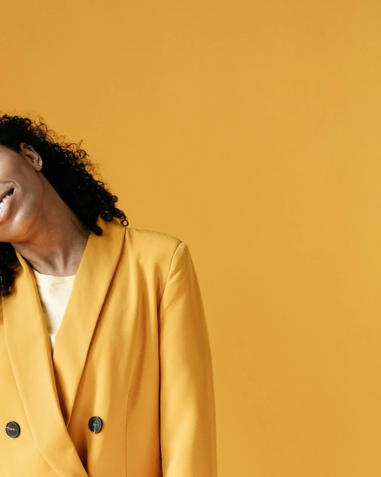 mustard linen blazer