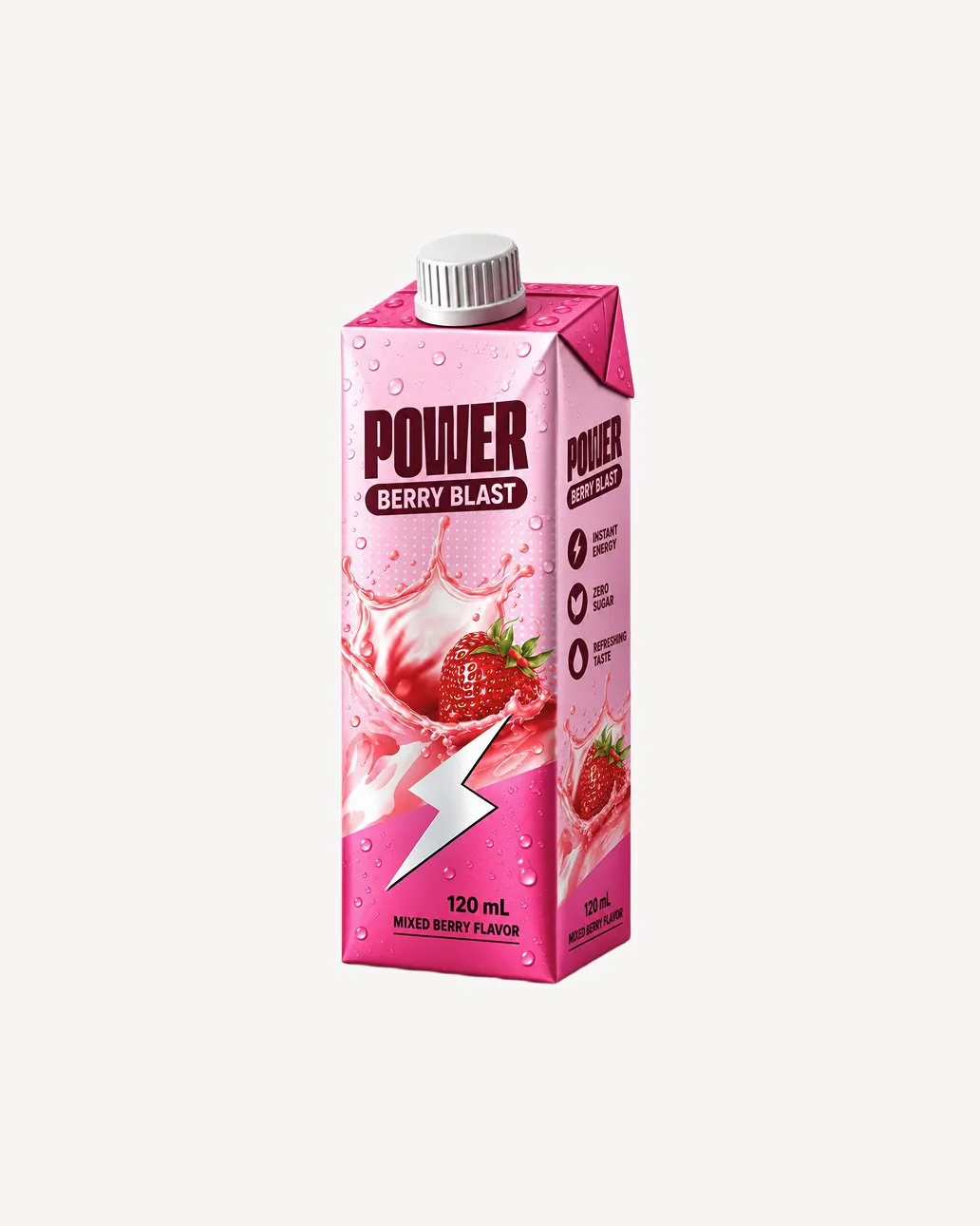 Power Berry Blast Energy Drink – Tetra Pack